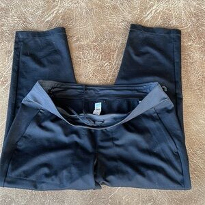 Lole Black jogger pants Straight-Leg Design